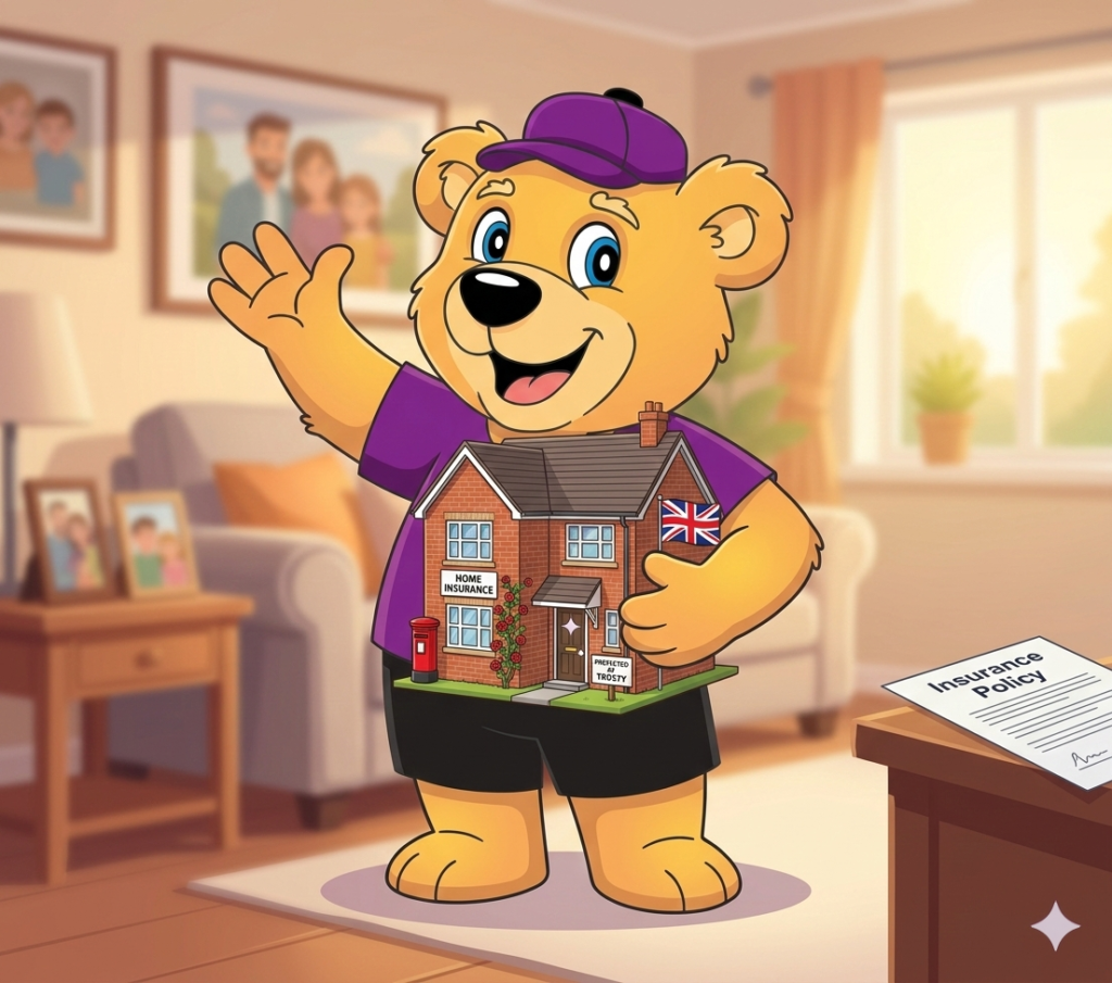 wetrust home insurance quotes saves you money with trusty the bear